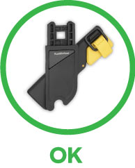 2021 adapters with the yellow latch are not being recalled